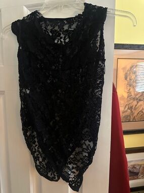 Black Lace Sheer bodysuit